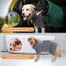PETTOM Dog Bathrobe - Quick Dry Microfiber for Medium Large & Small Dogs - Cozy Gray Dog Towel Wrap - Buy Online on GoSupps.com
