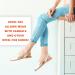 Ease Opaque Open-Toe Knee Highs - 20-30mmHg Moderate Compression Stockings | Sand Medium Short - Shop Internationally - Buy Online on GoSupps.com
