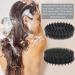 Silicone Body Scrubber Set - Exfoliating Body Brush, More Hygienic & Easy to Clean - Black - Buy Online on GoSupps.com