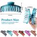 6 Pack Candy Color Hair Claw Clips 4 Inch - Non-Slip Large Clips for Women & Girls with Thick Hair - Fashion Headwear Accessory - Strong Hold - Buy Online on GoSupps.com
