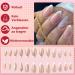Shop Mrcuvaryas Almond Press on Nails - White Glossy French Short Fake Nails | 24 Sheer Artificial Fingernails for Women - Buy Online on GoSupps.com