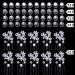 Wedding Hair Comb Set - 86 Pieces Faux Pearl Crystal Bride Hair Accessories | U Shaped Flower Rhinestone Clips | Twist Hair Piece Styling Pins for Women, Bridesmaid, Bridal Jewelry - Buy Online on GoSupps.com