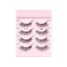 KISS Blowout Lash Collection - 4 Pairs Reusable Artificial Eyelashes with Glue | Pixie Style Multipack for Stunning Looks - Buy Online on GoSupps.com