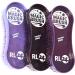 RL24 B stenset Magicbrush - 3-Part Horse Brush & Huf Scraper | Essential Horse Accessories for Stubborn Dirt & Fur Change | Wildberry Edition - Recycled - Buy Online on GoSupps.com