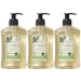 A LA MAISON Yuzu Lime Liquid Hand Soap - Triple French Milled Natural Moisturizing Soap (3 Pack 16.9 oz Bottle) Yuzu Lime 16.9 Fl Oz (Pack of 3)