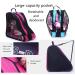 YCRRVAE Roller Skating Bag - Breathable Unisex Carrying Bag with Adjustable Shoulder Strap - Pink Storage Bag for Skates or Inline Roller Accessories - Buy Online on GoSupps.com