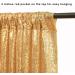 Gold Sequin Backdrop Curtain Panels - 2 Pieces 2FTx8FT for Stage, Wedding, Party - Stunning Gold Background Drapes - Buy Online on GoSupps.com