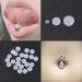 BodyAce 100pcs Clear Silicone Earrings Backs - Piercing Disc for Bump Support - Earlobe Stabilizer Pads - 3.7mm Diameter - Buy Online on GoSupps.com