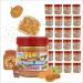 PEO's 24 x 340g Creamy Peanut Butter | Natural Peanut Butter from Roasted Peanut Kernels | Delicious Peanut Compote with Full and Creamy Taste | Pack of 24