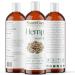 Hemp Seed Oil 16 oz - 100% Pure Virgin Unrefined Moisturizer for Skin Body Hair & Massage - Natural Acne Treatment - Buy Online on GoSupps.com