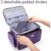 LUXJA Carrying Case for Cricut Joy & Easy Press Mini - Purple | Supplies Storage Sections - Buy Online on GoSupps.com