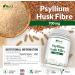 Psyllium Husk Fibre Supplement 1400mg - 240 Vegan Capsules - Prebiotic Fiber - 4 Month Supply - Nu U Nutrition - Buy Online on GoSupps.com