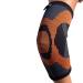 Tennis Elbow Compression Arm Sleeve - Brace for Tendonitis & Pain Relief (Large Black-Grey-Orange) | International Shipping Available - Buy Online on GoSupps.com