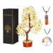 Green Jade Tree - Crystal Tree - Reiki Decor - Gemstone Tree - Crystals and Stones - Crystal Decor - Jade Stone - Crystal Tree of Life - Chakra Stones - Meditation Decor - Holistic Gifts for Women Green Jade Golden Wire