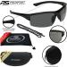 proSPORT Polarized Bifocal Sunglasses with Smoke Brown Lens Tint for Men and Women - 2.0x Magnification - Includes Zipper Case, Retainer, and Microfiber - Buy Online on GoSupps.com
