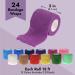 Juvale Self-Adhering Bandage - 24 Rolls for First Aid & Sports Injuries | Air-Permeable Support Muscles & Joints | 12 Colors 5.1cm x 4.5m - Buy Online on GoSupps.com