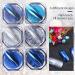 6 Boxes Chrome Nail Powder Aurora Magic Mirror Effect Holographic Glitter Sequins for DIY Nail Art - Blue - Buy Online on GoSupps.com