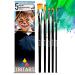 Make-up brush set 5-part High quality i brush for carnival get-up children's earmmminte Halloween Schminke I make-up brushes for theater earnings i professional brush set from art hair 5-series set