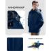 Wantdo Boy's Waterproof Ski Jacket | Fleece Snowboarding Coat 8 Navy - Buy Online on GoSupps.com