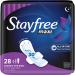 Stayfree Maxi Overnight Pads with Wings For Women, Reliable Protection and Absorbency of Feminine Periods, 28 Count 28 Count (Pack of 1)