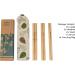 Nature's Time 6 Pieces Luxury Quality Long Bamboo Straws With Travelling Kit 6 Reusable 7.9" (20cm) Bamboo Wooden Straws and 1 Cleaning Brush and a Pocket Carry Pouch 3 Different Straw Diameter Sizes Included Great for Drinking Juice Soda Coffee Smoothie - Buy Online on GoSupps.com