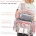 PACKISM Large Clear Backpack - Heavy Duty Transparent Bookbag for Students, School, Work, and Travel - Pink - Buy Online on GoSupps.com