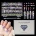 Nail Art Rhinestones - Multi-Shaped Glass Gemstones for Nails - Crystal Glass Ab Rhinestone Gems Flatback Round Bead Charm Gem Stone Jewelry Nail Crystals for Acrylic Nails Bondoo - Buy Online on GoSupps.com