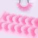 16MM Colored Eyelashes - 6 Pairs 3D Fluffy Soft Faux Mink Lashes for Christmas Cosplay - Buy Online on GoSupps.com