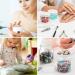 Buy Belle Vous Empty Transparent Cosmetics Containers - 150ml Round Plastic D schen | Leak-Proof & Airtight for Makeup Cream Nail Design | Set of 12 - Buy Online on GoSupps.com