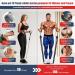 Buy Gykit Resistance Bands Set - 150LBS Strength Training Kit with Expander Rubber Racks Poster Ankle Straps & Door Anchors - Ideal for Physiotherapy & Home Workouts - Buy Online on GoSupps.com