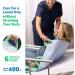 Improvia Fast Drying Bed Pad with Handles - Washable Waterproof Incontinence Inlays for Elderly & Bedridden - 34x36 Inches 6 Handles - Buy Online on GoSupps.com