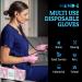 Hand-E Touch Pink Nitrile Disposable Gloves - 100 Small | For Estheticians, Nail Techs, Hair Stylists, Cleaning - Latex-Free - Buy Online on GoSupps.com