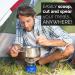 Orblue 4-in-1 Camping Utensils 2-Pack - Stainless Steel Spoon, Fork, Knife & Bottle Opener Combo Set for Travel - Blue Ultramarine Blue - Buy Online on GoSupps.com