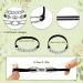 Bracelet Hair Bobbles Hair Scrunchie Set Girls Fashion Hair Accessories Set of 3 Silver - Buy Online on GoSupps.com
