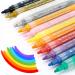 MISULOVE Acrylic Paint Pens  Medium Tip  12 Colors  Water Based  Permanent & Waterproof Ink  Works on Rock  Wood  Glass  Metal  Ceramic  Marker Pens for DIY Craft Making Supplies 12-Old Colors