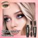 2PCS Waterproof Long Lasting Black Mascara No Clumping Smudge-Proof Black Mascara for Eye Makeup - Buy Online on GoSupps.com