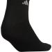 adidas Women's Athletic Cushioned Quarter Socks (6-Pair) - Black/Aluminum - Medium Size - Buy Online on GoSupps.com