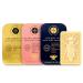 Moisturising Solid Hand Cream Bars | For Dry & Sensitive Hands Queen Bee Golden Rosewood Luxury No.1 | Natural Hand Cream | Luxury Gift | Cruelty Free | Edinburgh Skincare Company