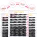 HxyGogo Wispy Cluster Lash Extensions 280Pcs - DIY Individual D Curl Lashes for Natural Fluffy Look 8-16MM - Reusable and Easy to Apply at Home - Buy Online on GoSupps.com