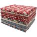 iNee Candy Bloom Fat Quarters Fabric Bundles - 18 x 22 Inches - Quilting & Sewing Precut Cotton Fabric - Buy Online on GoSupps.com