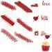60 Pieces Cupcake Toppers Graduation Valentine Theme Cake Toppers Picks for Graduation Valentine's Day Wedding Engagement Decorations Bridal Shower Birthday Party Supplies 6 Styles(Love Style)