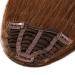 SEGO Pony Hairpiece Fringe Clip-On - 100% Remy Human Hair Extension Light Brown #6 - 25g | Best Clip-On Hair Solutions - Buy Online on GoSupps.com