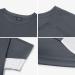 Feooohosi Men's Large Size Swim Shirt Rash Guard - Plus Size 3XL Short Sleeve Beach T-Shirt in Gray - Buy Online on GoSupps.com
