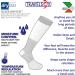 Travelsox TSS6000 Compression Socks with DryStat - Men's Navy Small - Patented Design for Comfort & Support - Buy Online on GoSupps.com