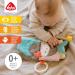 Fehn Soft Picture Book Bruno | Baby Feeling Book with Animal Motifs | Fabric Hanging Toy for Strollers | Ideal for Babies 0+ Months - Buy Online on GoSupps.com