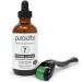 PURA D'OR 25% Vitamin C Serum (4oz VALUE | SET) Hyaluronic Acid & Retinol + 0.25mm Derma Roller Microdermabrasion Skin Care Cosmetic Kit For Face & Eyes  Dark Spots  Acne  Wrinkles  For Men & Women