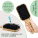 Natural Boar Bristle Hair Brush Set - 6 Pieces for All Hair Types, Detangling and Shine Enhancing - Buy Online on GoSupps.com