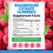 Magnesium Citrate 600mg Gummies (120 Count) - Maximum Strength Supports Calm Bone Heart & Nerve Health - Gluten-Free Non-GMO Vegetarian Great Tasting Raspberry Flavor - 60 Servings - Buy Online on GoSupps.com