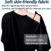 OUDI LINE Uni-Sex Post Shoulder Surgery Shirt - X-Large Black | Stick On Fasteners for Convenience & Quick Rehab - Buy Online on GoSupps.com