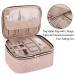 YARWO Double Layer Nail Polish Organizer Bag for 24 Bottles - Dusty Rose (BAG ONLY) - Buy Online on GoSupps.com